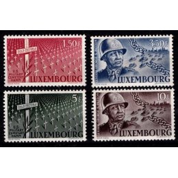 1947 - Luxembourg - AFA 421-24 - Frimærke - Postfrisk.
